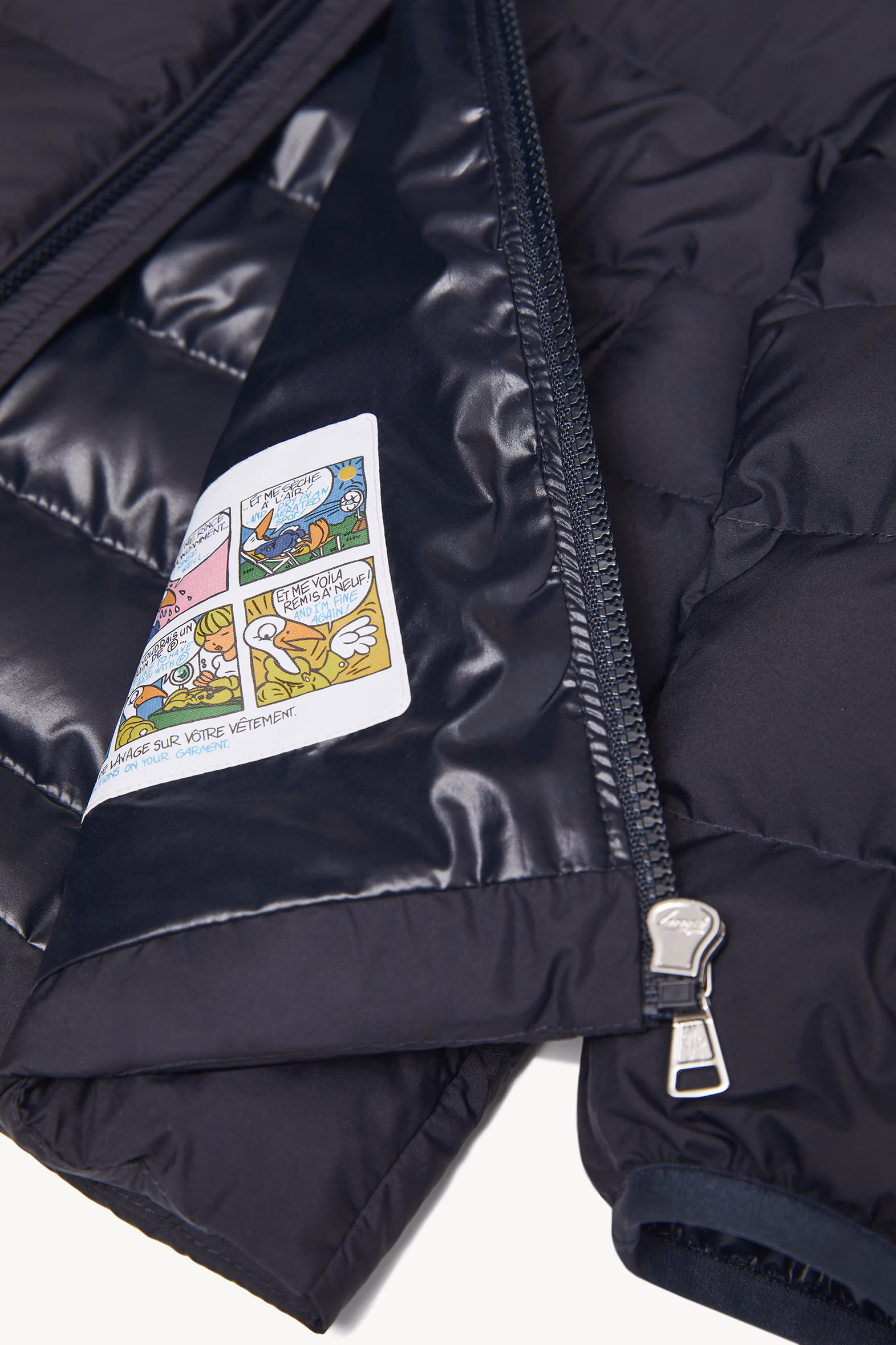 Najan Hooded Down Jacket Boy Navy Blue Moncler 6